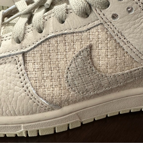 Nike Dunk Low 'Woven Sanddrift' Sneakers Fabric Woven Tan Nike Shoes - Picture 7 of 15